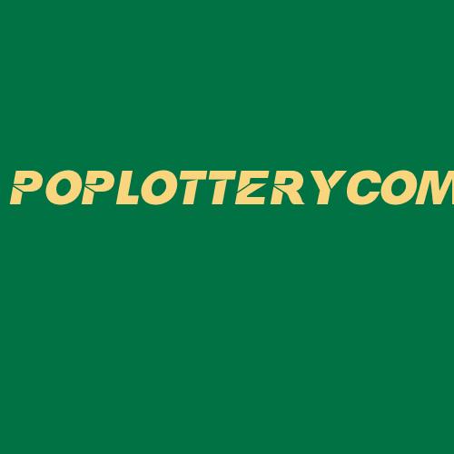 Logo da POPLOTTERYCOM